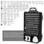 Ensemble de 117 pièces de bits de tournevis magnétiques pour la réparation d'iPhone et de MacBook