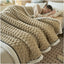 Winter Coral Flannel Thermal Blanket