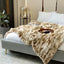 Luxury Faux Rabbit Fur Winter Blanket