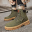 Bottes en cuir hautes premium pour hommes