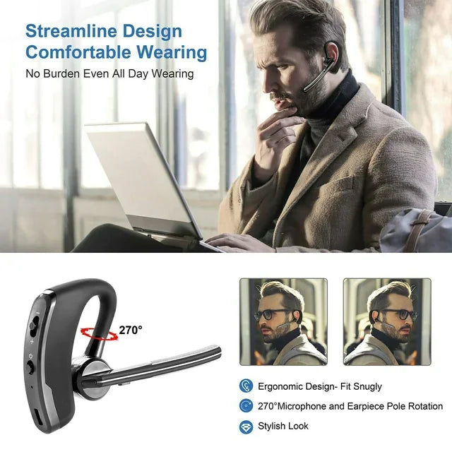 Auriculares Inalámbricos con Cancelación de Ruido para Conductores y Viajeros