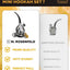 Juego de Hookah Mini Portátil - Kit de Hookah de Viaje Completo