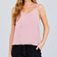 Camiseta sin mangas con tirantes cruzados en la espalda - Rosa
