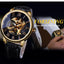 Men's Luxury Mechanical Watch with Leather Band