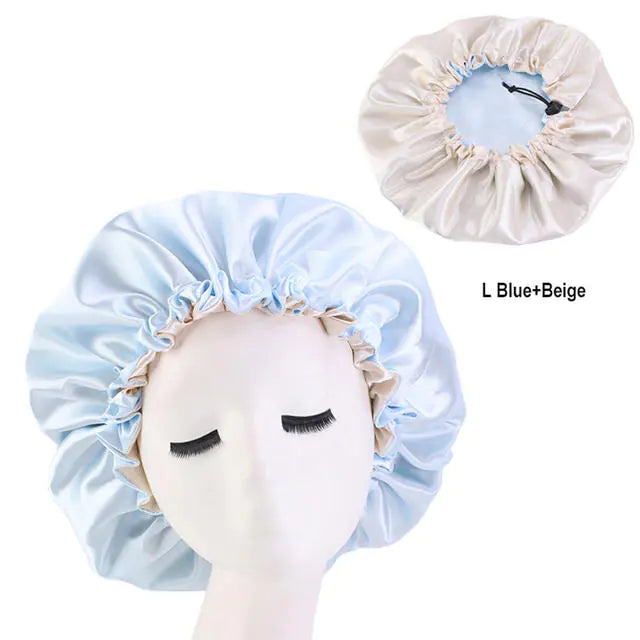 Bonnet de Nuit Satin pour Femmes pour la Protection des Cheveux