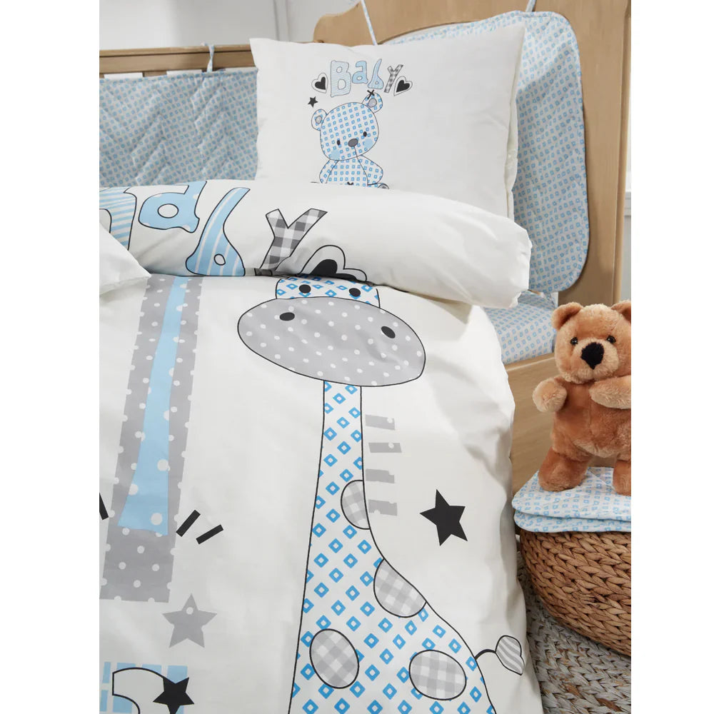 Hobby Buddy - Juego de Funda Nórdica Azul para Bebé