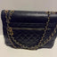 Flap with Top Black Lux Bag
