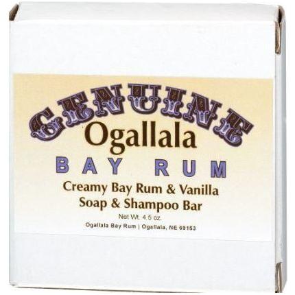 Ogallala Bay Rum & Vanilla Creamy Soap & Shampoo Bar - 4.5 Oz
