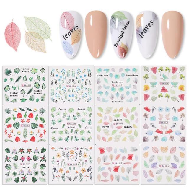 Valentine's Heart & Flower Nail Art Sticker Set