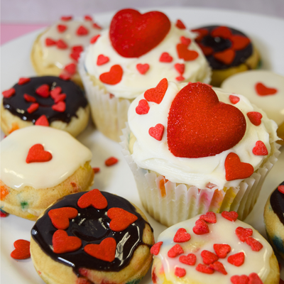Red Heart Shapes - Various Styles for Baking