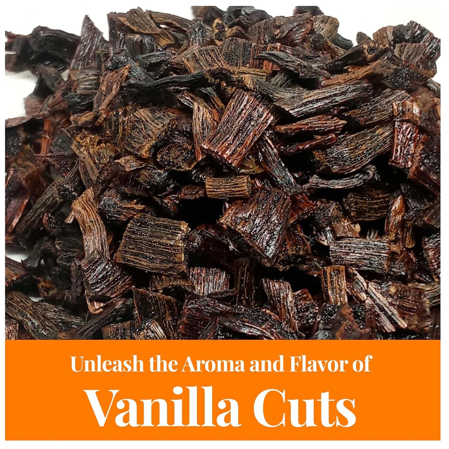 Découpes de gousse de vanille premium - 1 lb. Grade B