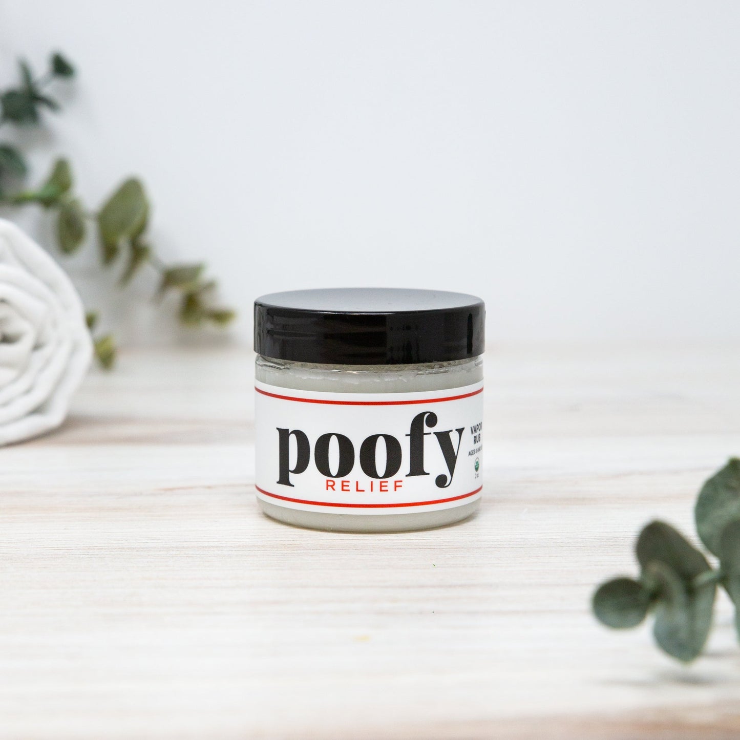 Organic Vapor Rub for Congestion Relief (Ages 5+)