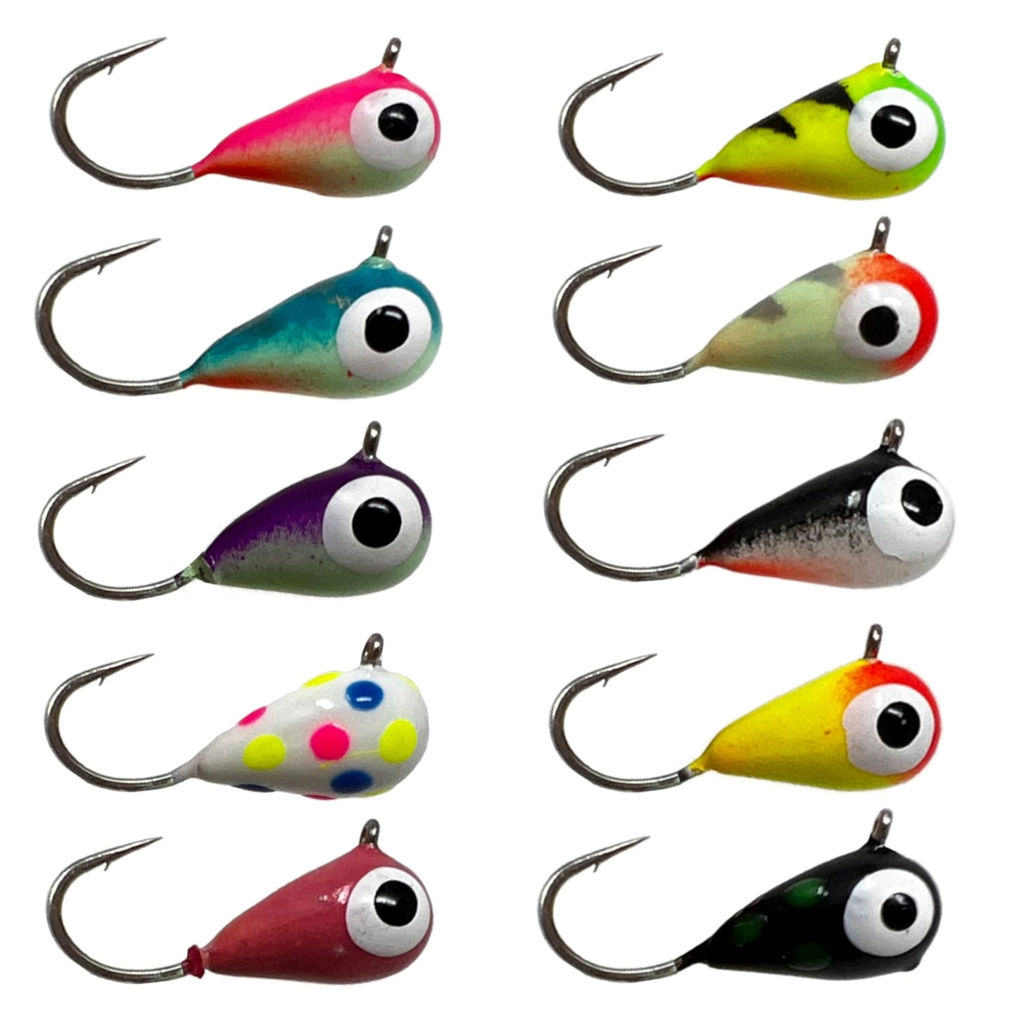 Premium Tungsten Ice Fishing Jigs for All Species