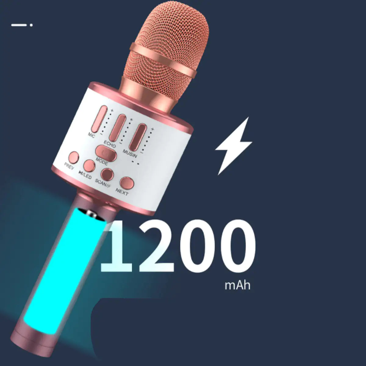 Micrófono de Karaoke Bluetooth para Fiestas