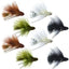 Articulated Mini Sex Dungeon Streamer Set - 8 Flies in 4 Colors - Size 6 - Korvel