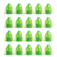 Pack de hochets Rocket Rattles de la série Tournament Venom - Vert