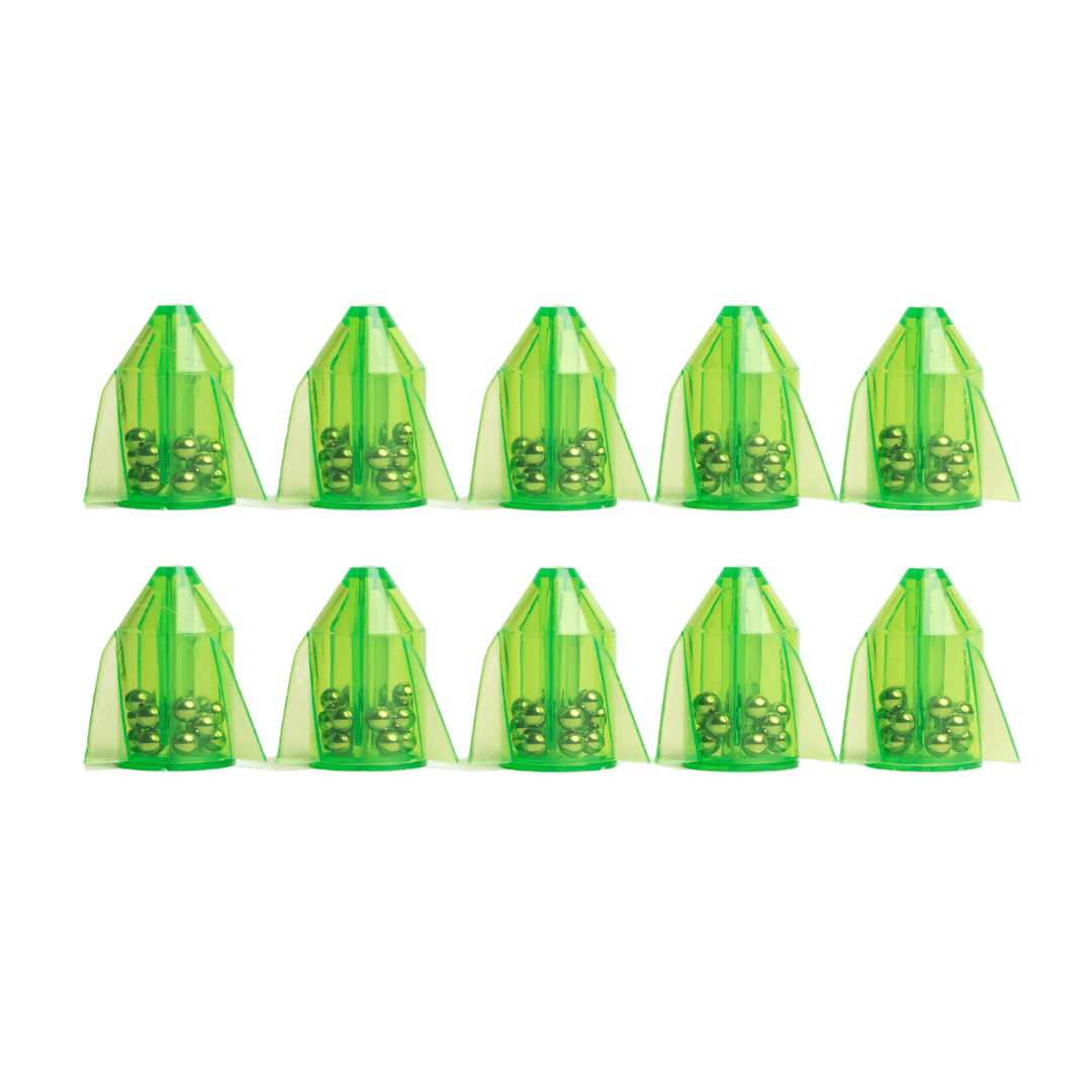 Pack de hochets Rocket Rattles de la série Tournament Venom - Vert