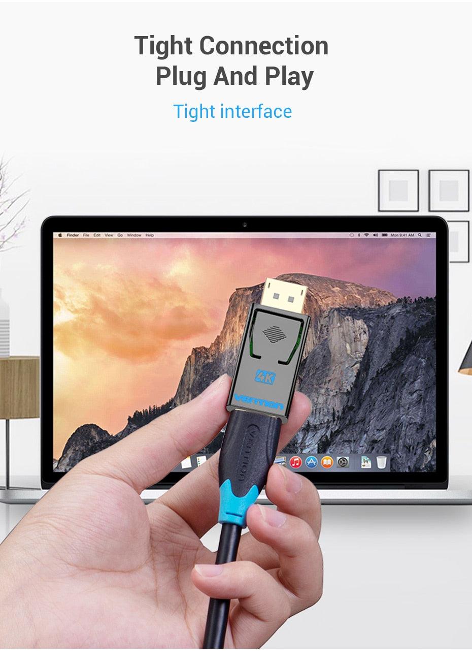 Adaptador Vention 4K de DisplayPort a HDMI para PC y Proyector