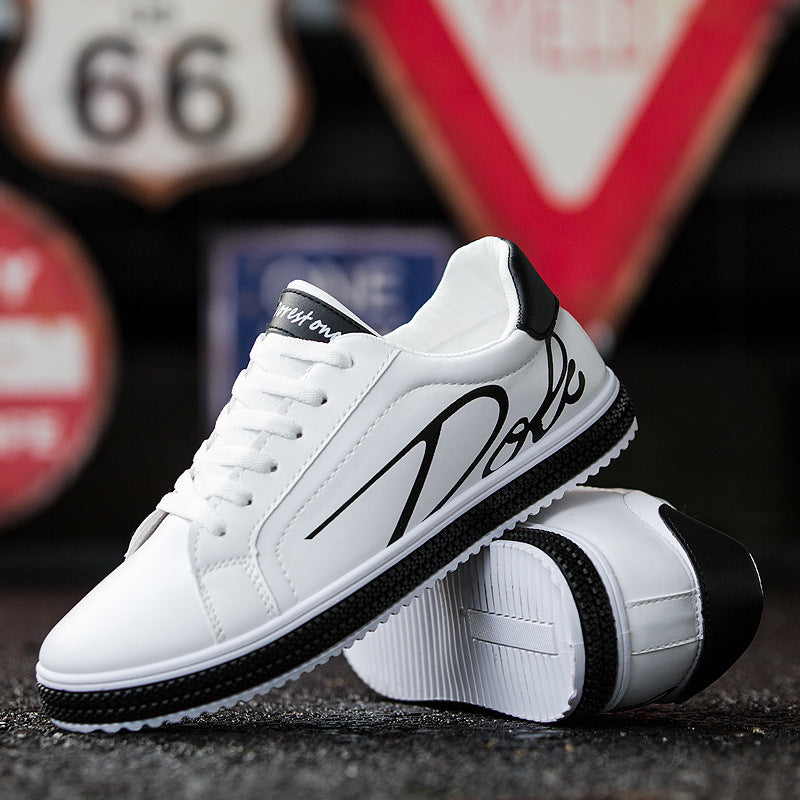 Versatile flat casual shoes student sports board shoes - Korvel
