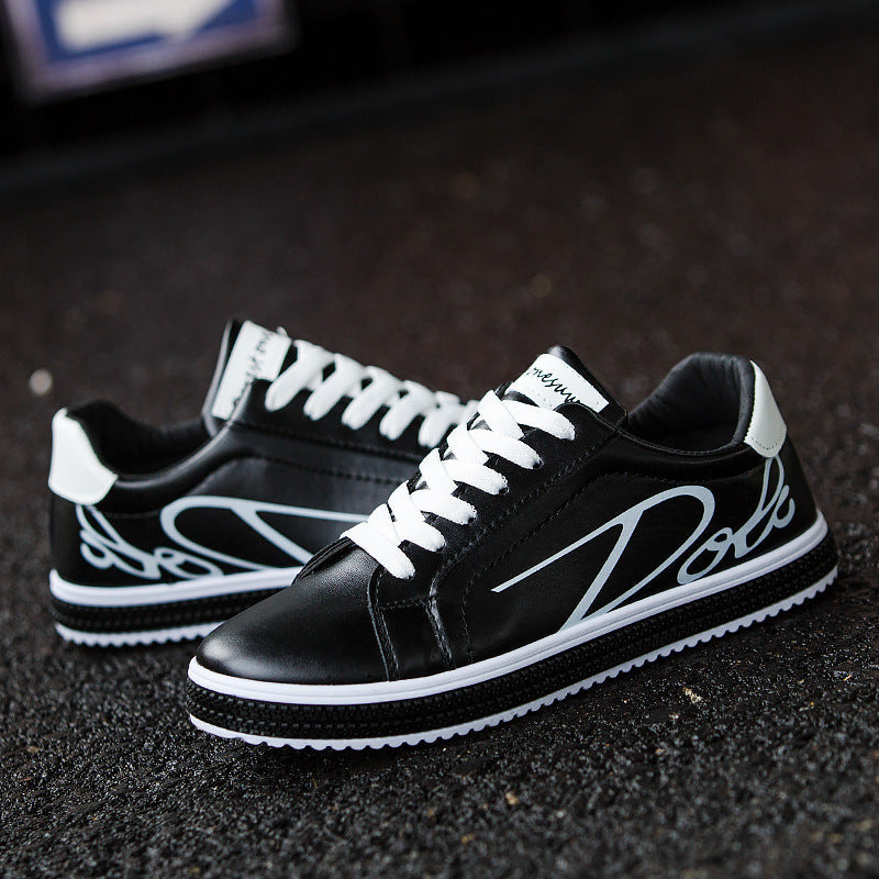 Versatile flat casual shoes student sports board shoes - Korvel