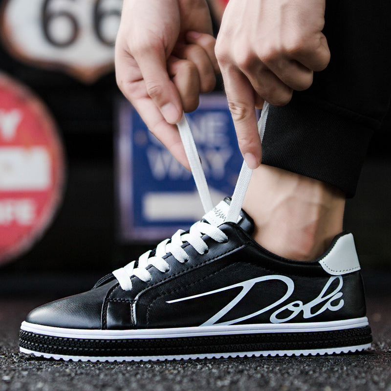 Versatile flat casual shoes student sports board shoes - Korvel