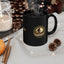Very Rare. Seen Often. Black Ceramic Coffee Mug