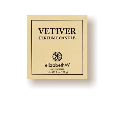 Elizabeth W Vetiver Perfume Candle - 8oz Luxury Fragrance