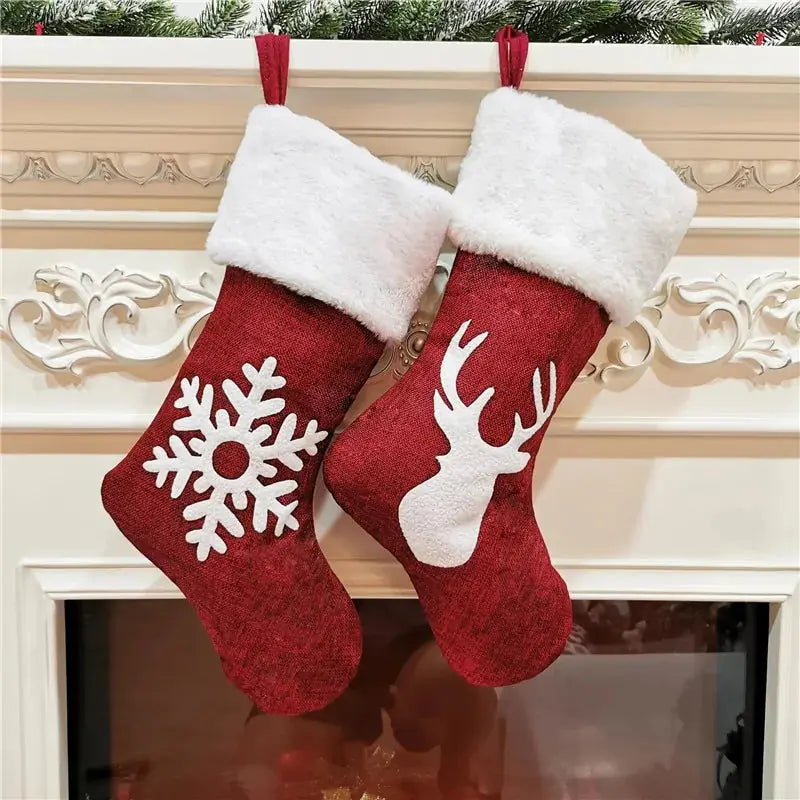 Calcetines Navideños Festivos para Alegría en las Fiestas