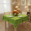 Nappe Vibrante avec Imprimés de Chats et Feuilles