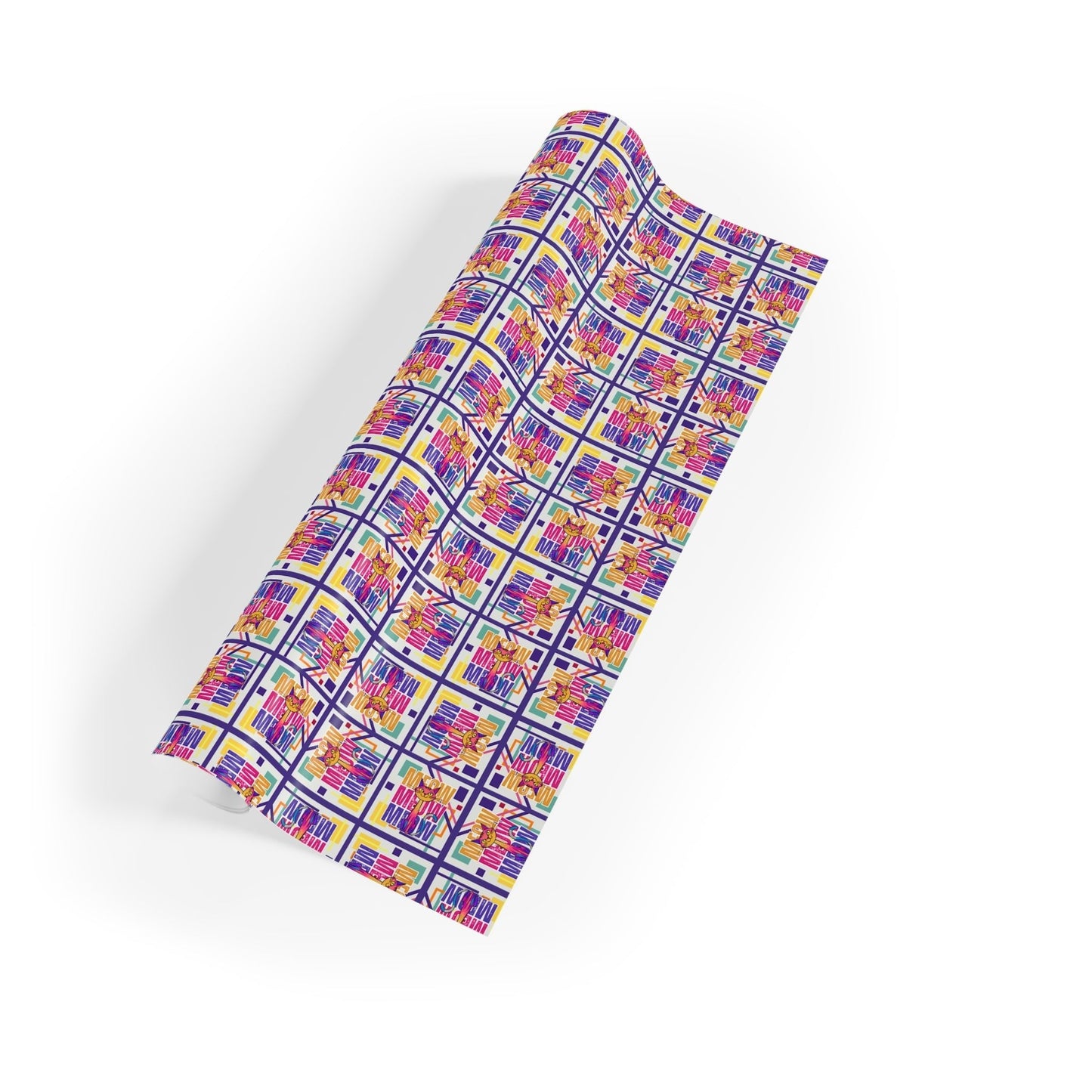 Papel de Regalo Vibrante Meow Meow Meow para Cada Ocasión