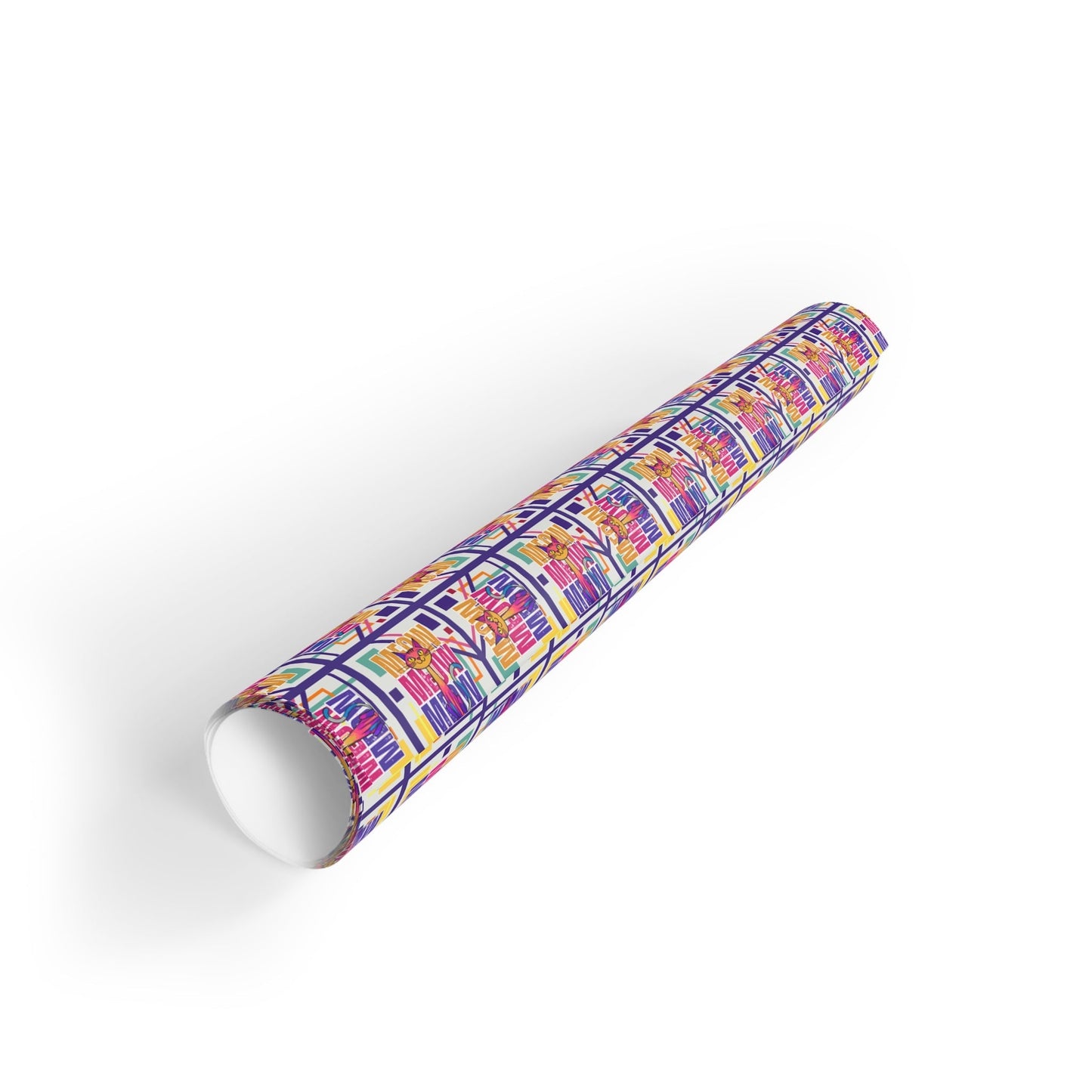 Papel de Regalo Vibrante Meow Meow Meow para Cada Ocasión
