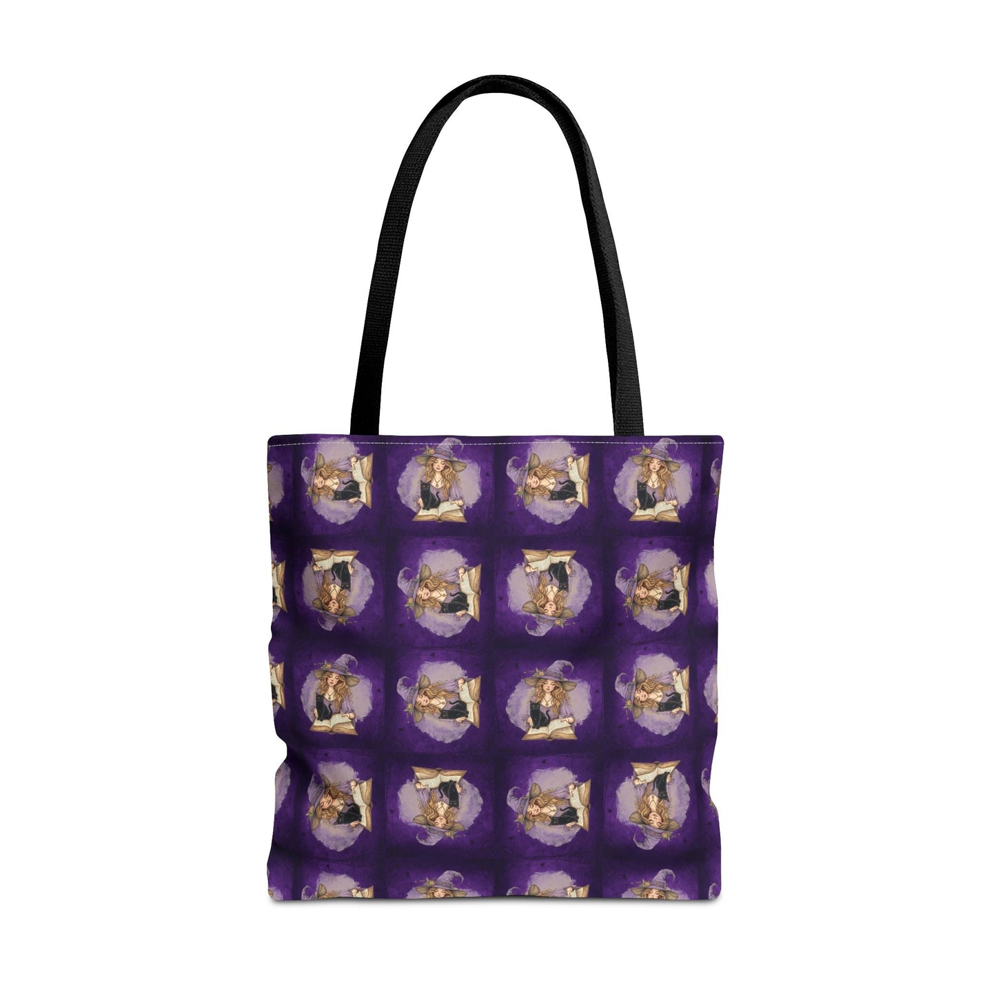 Sac fourre-tout vibrant de dame chat sorcière