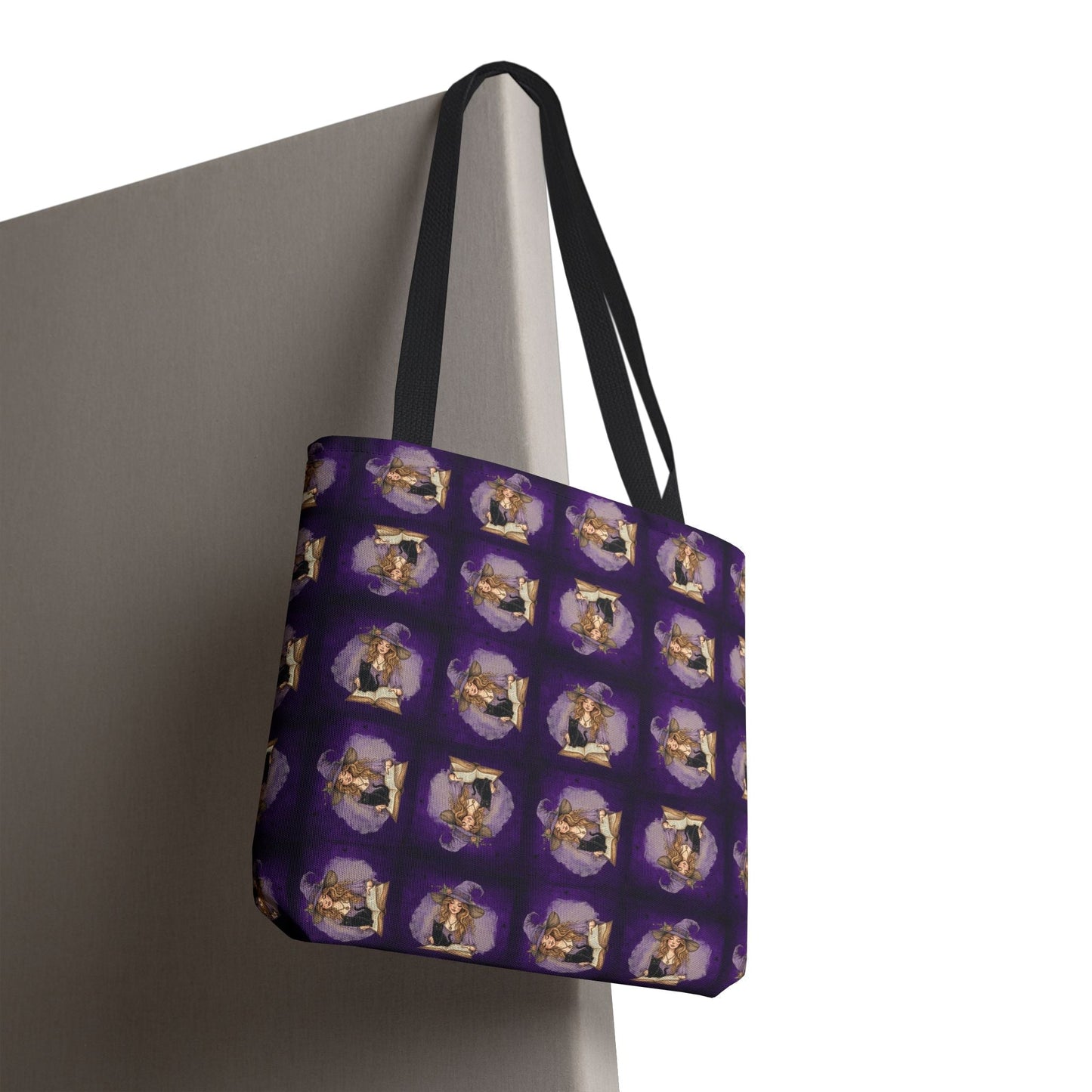 Sac fourre-tout vibrant de dame chat sorcière