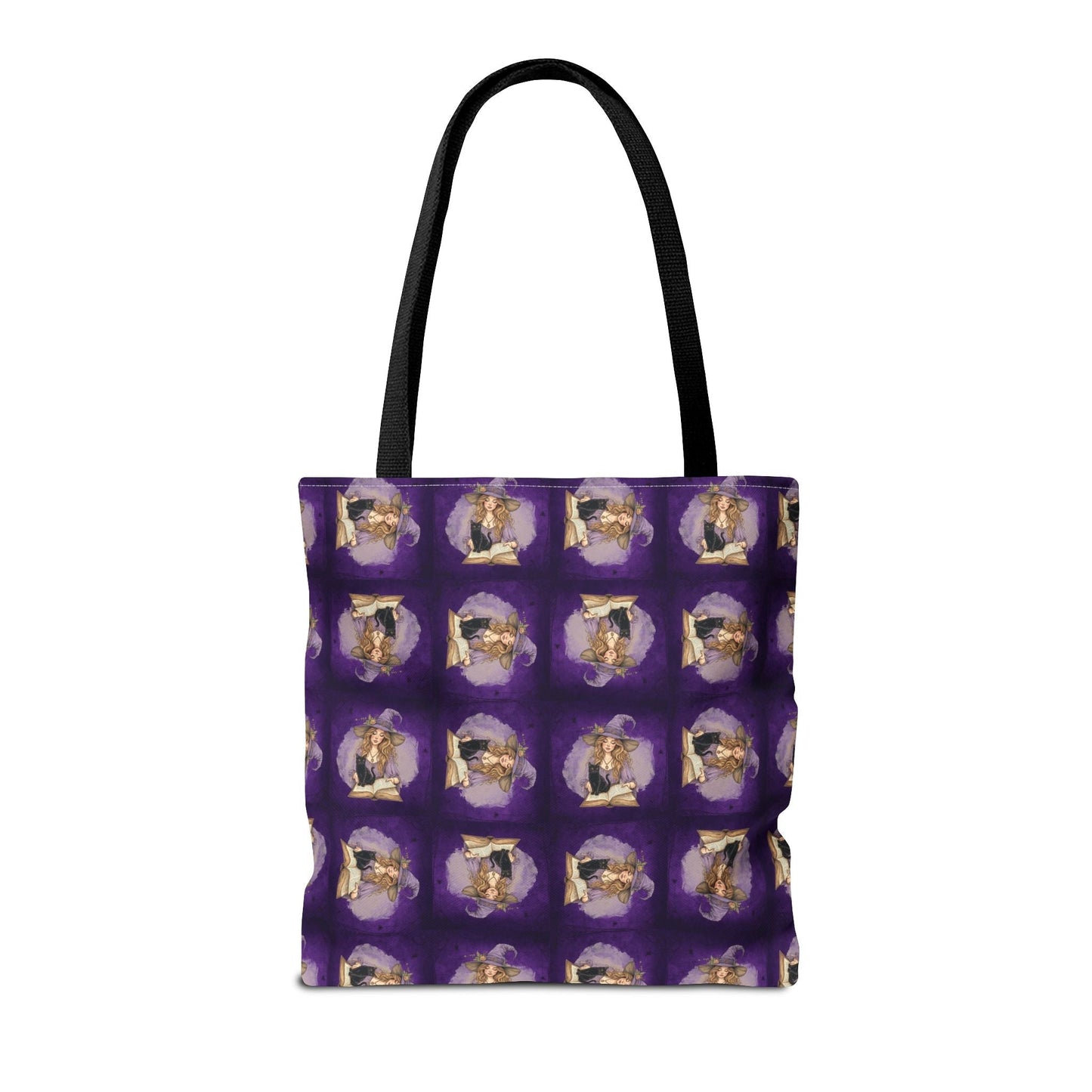 Sac fourre-tout vibrant de dame chat sorcière