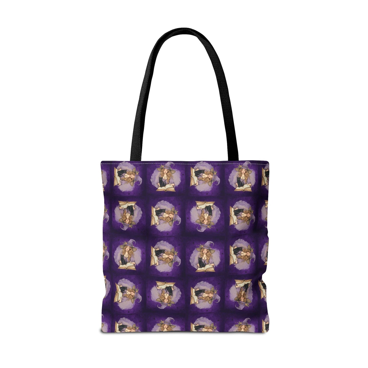 Sac fourre-tout vibrant de dame chat sorcière