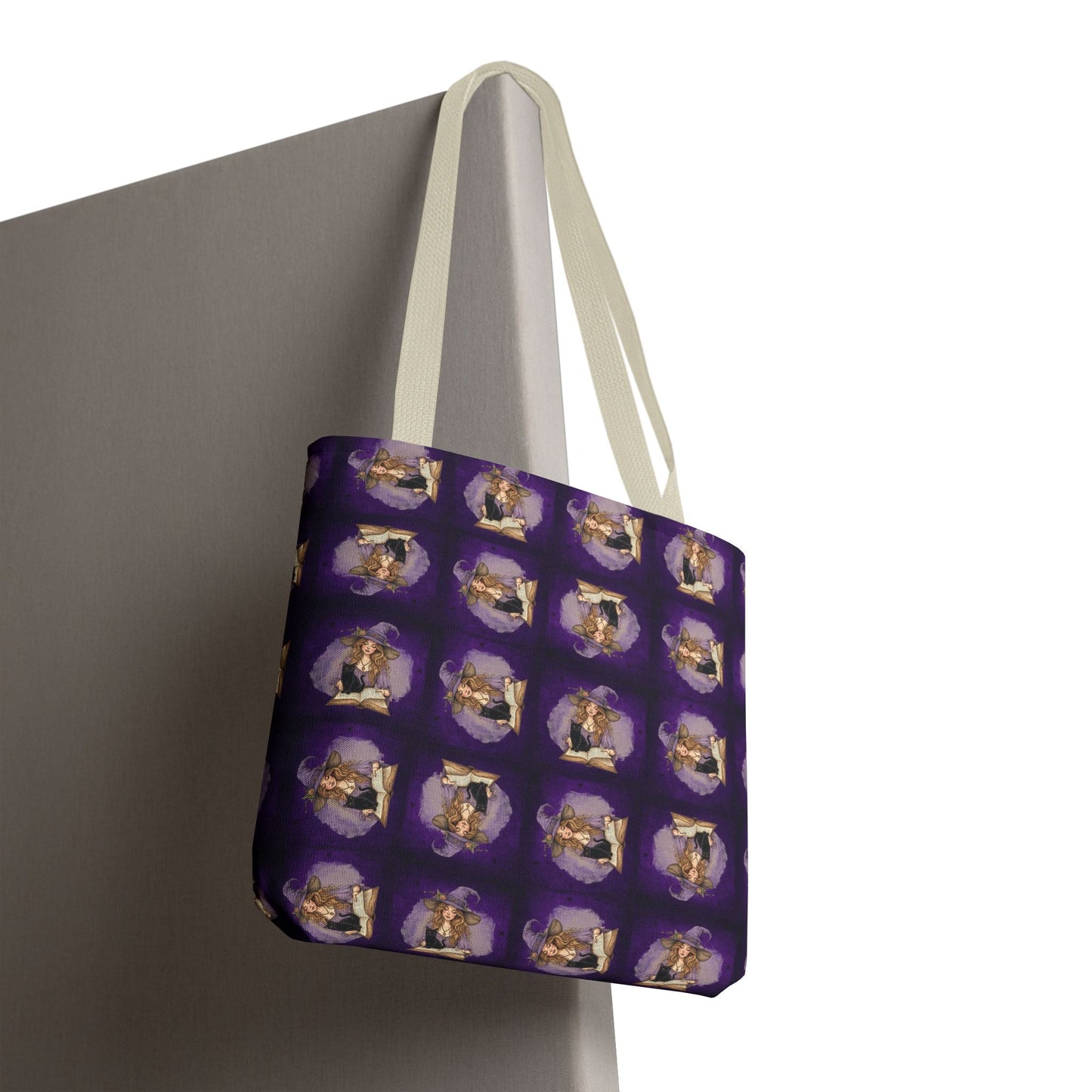 Sac fourre-tout vibrant de dame chat sorcière