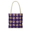 Sac fourre-tout vibrant de dame chat sorcière