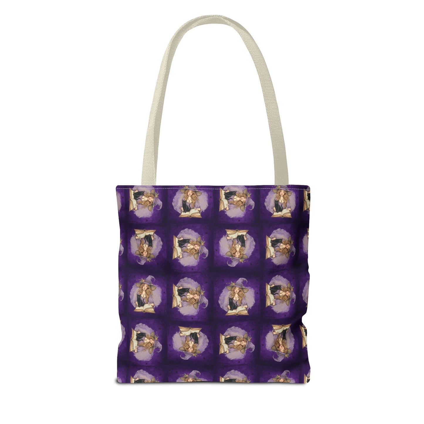 Sac fourre-tout vibrant de dame chat sorcière