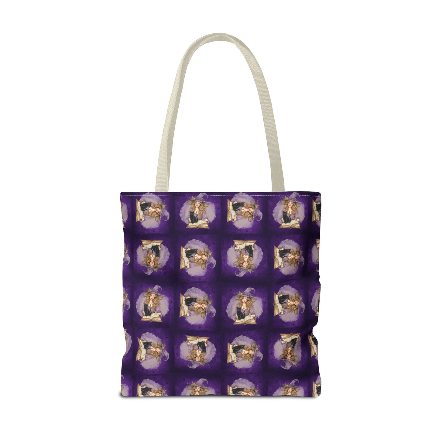 Sac fourre-tout vibrant de dame chat sorcière