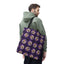 Sac fourre-tout vibrant de dame chat sorcière