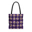 Sac fourre-tout vibrant de dame chat sorcière