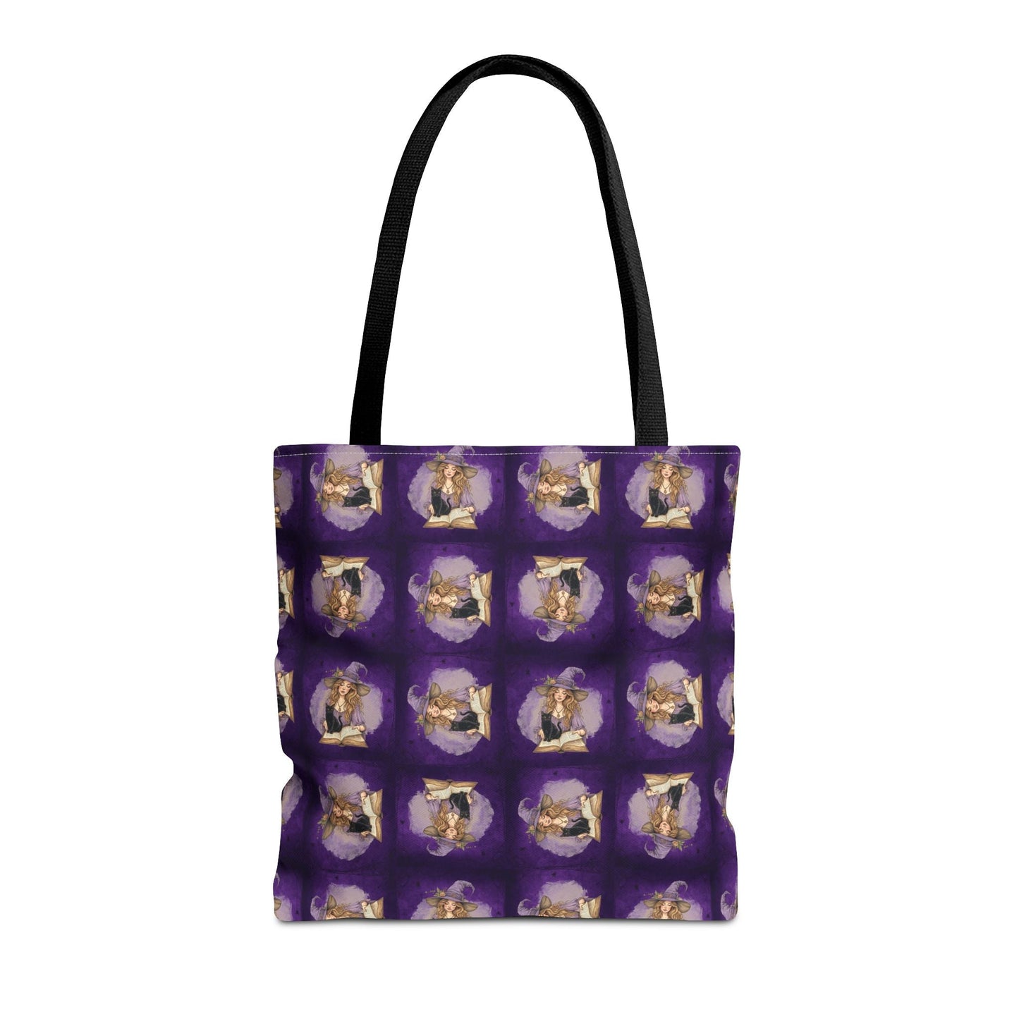 Sac fourre-tout vibrant de dame chat sorcière