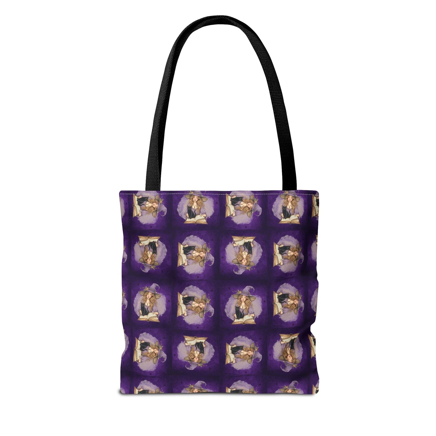 Sac fourre-tout vibrant de dame chat sorcière