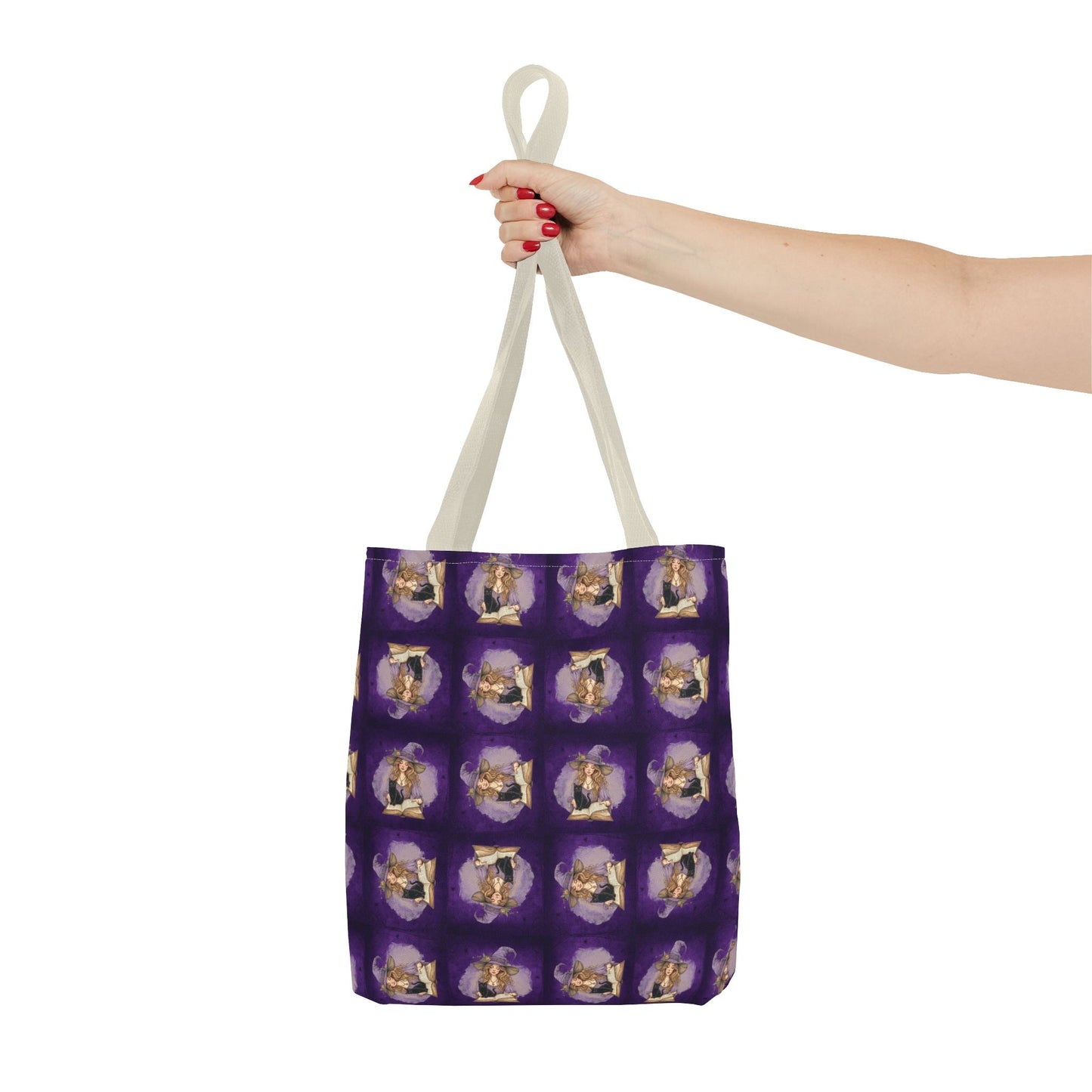 Sac fourre-tout vibrant de dame chat sorcière