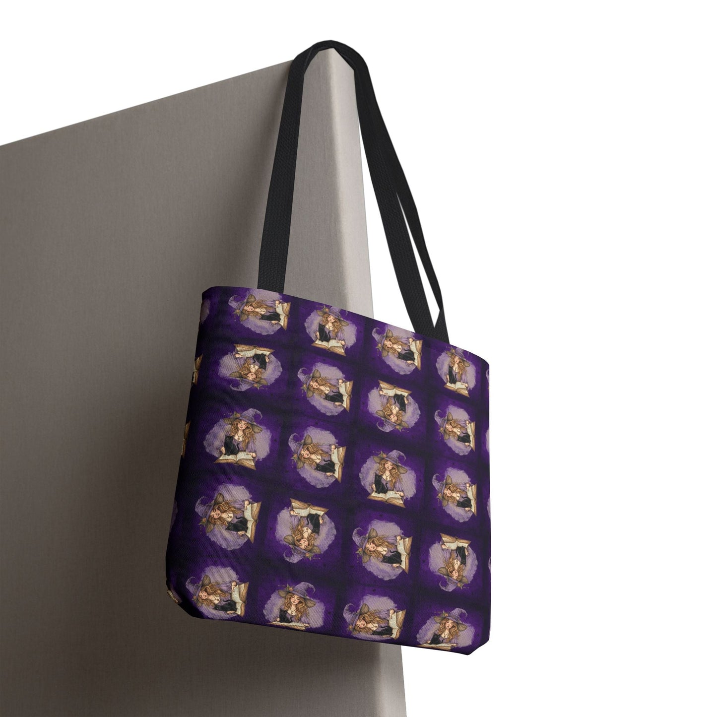 Sac fourre-tout vibrant de dame chat sorcière