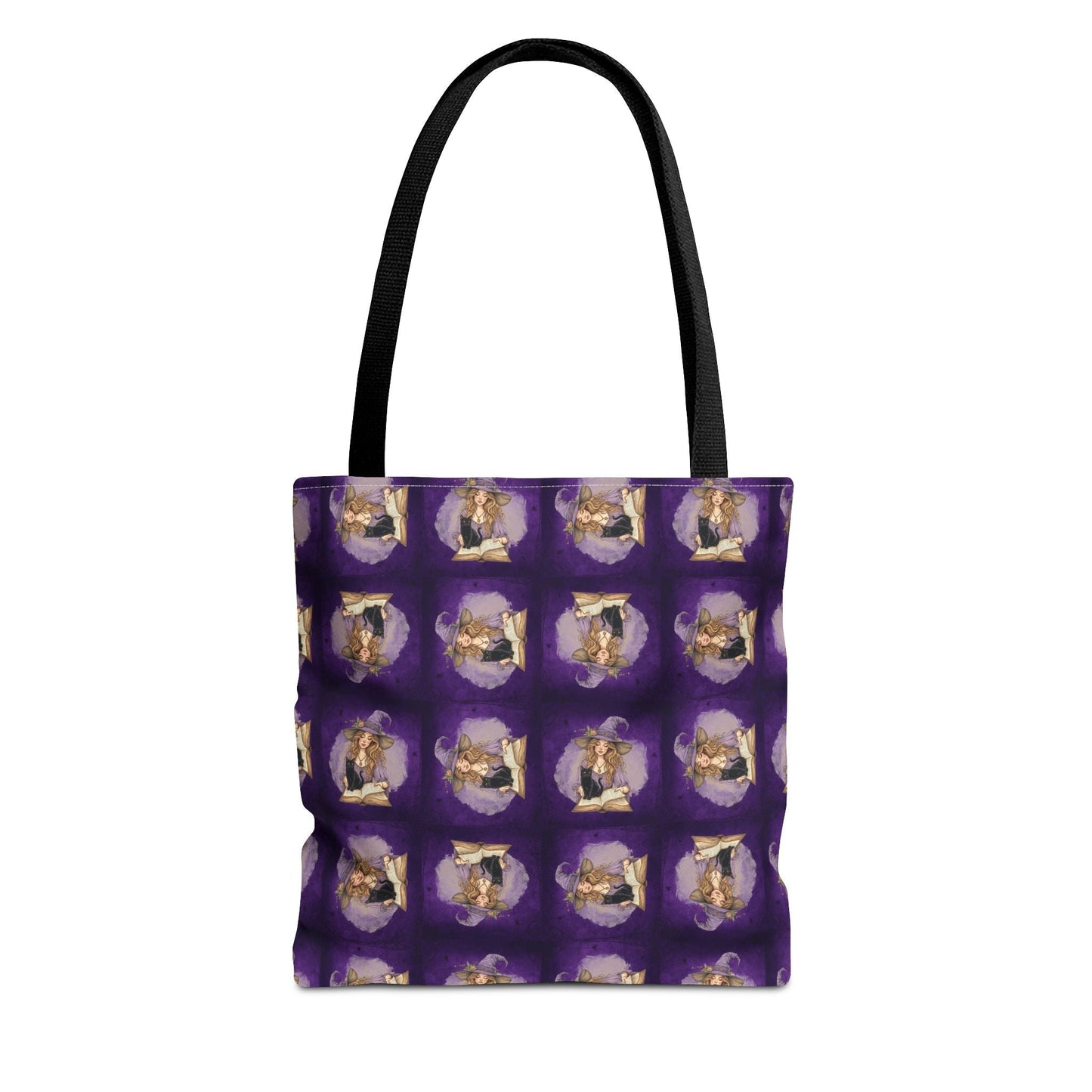 Sac fourre-tout vibrant de dame chat sorcière