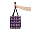 Sac fourre-tout vibrant de dame chat sorcière