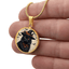 Collar de Halloween de Gato Negro Vintage