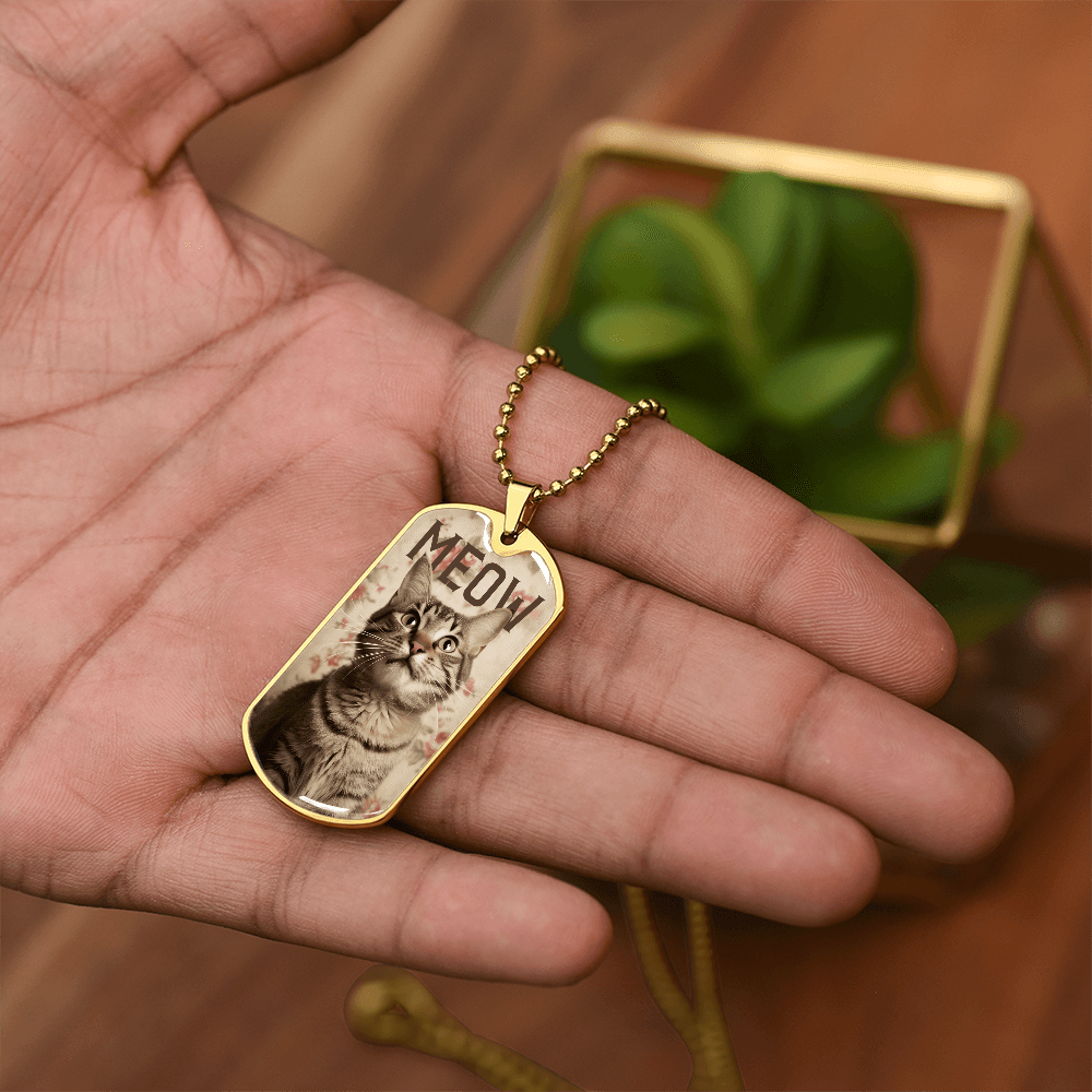 Collar Vintage Meow Tabby
