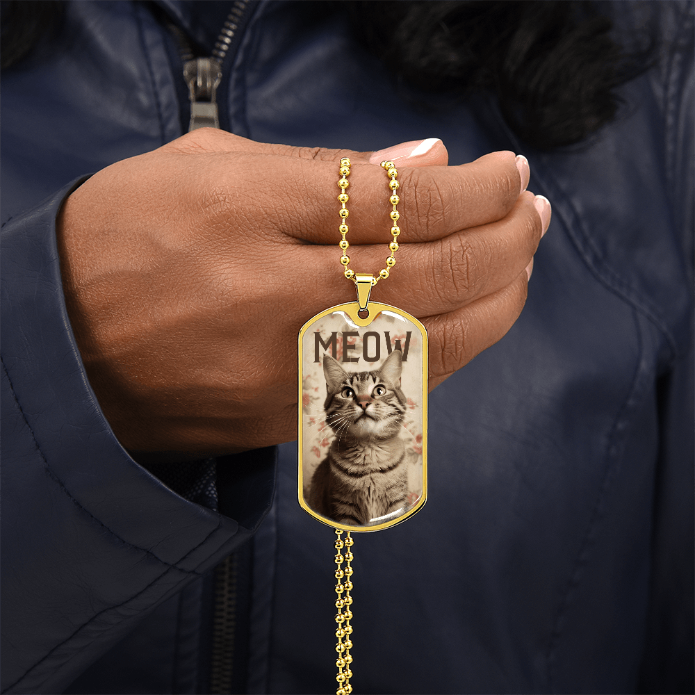 Collar Vintage Meow Tabby